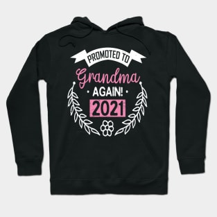 Promoted To Grandma Again 2021 Hoodie